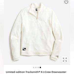 Tracksmith Downeaster Half Zip - J.Crew collaboration in Natural/Beige - M -NWT